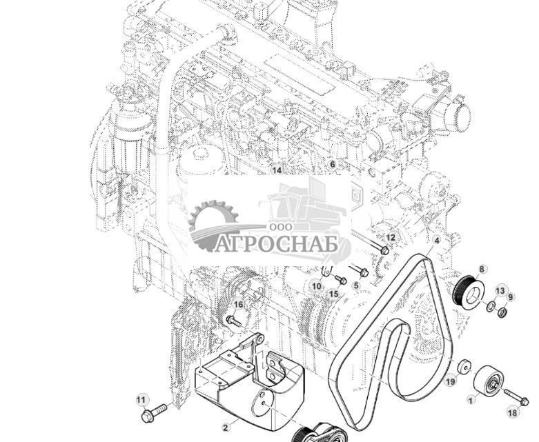 Привод воздушного компрессора, Tier 2 - ST832008 1175.jpg